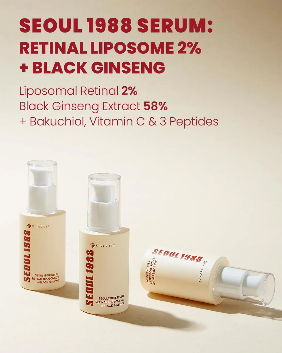 SEOUL 1988 Retinal Liposome 2% + Black Ginseng 30ml