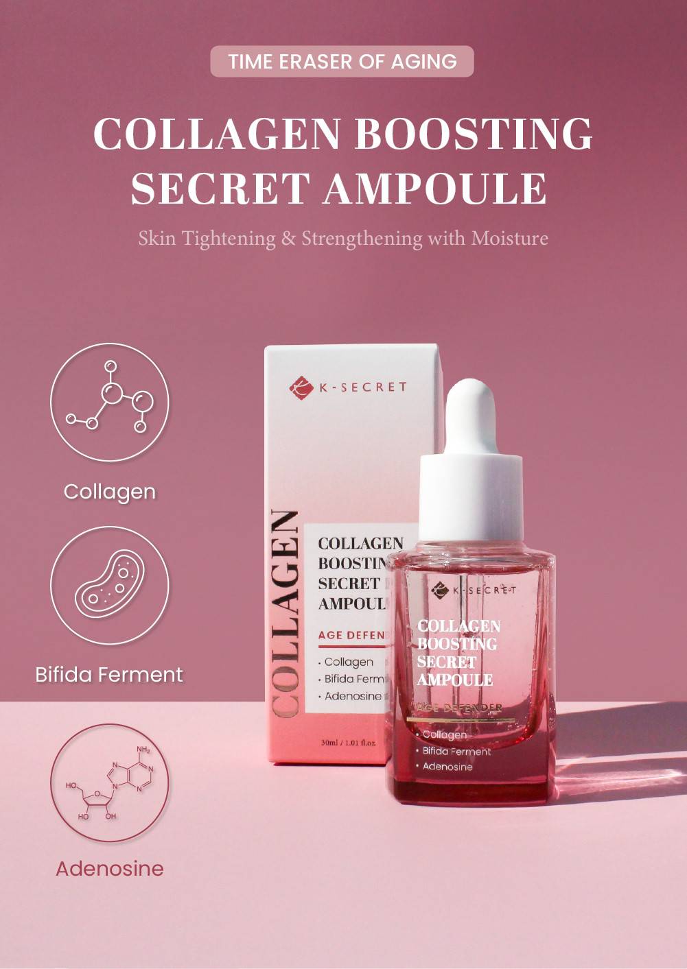 K-SECRET Collagen Boosting Secret Ampoule 30ml
