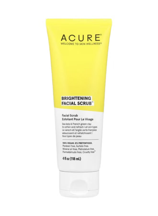 ACURE, Brightening Cleansing Gel, Pomegranate, Blackberry & Acai, 4 fl oz (118 ml)