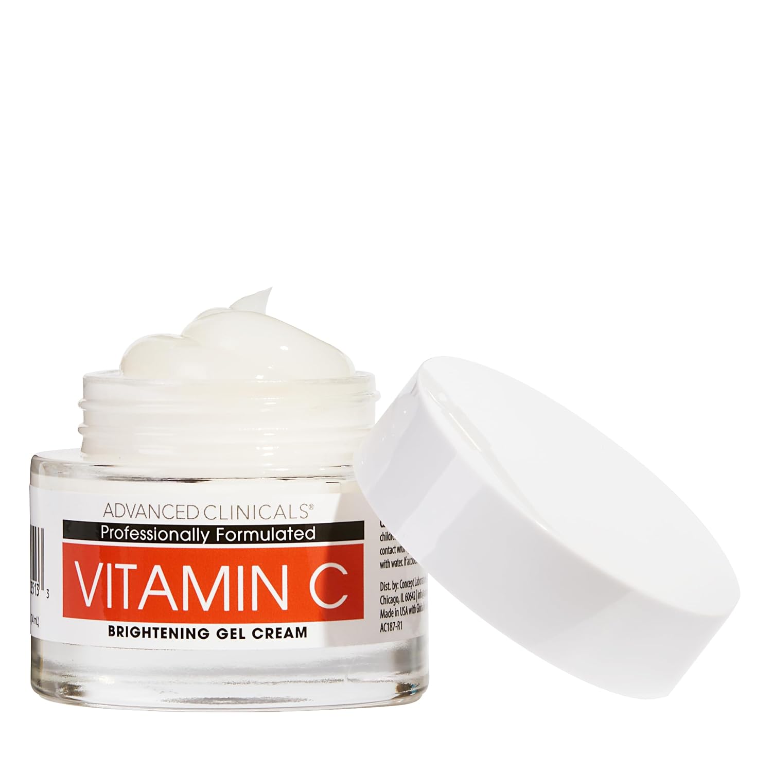 Advanced Clinicals, Vitamin C, Brightening Gel Cream, 2.5 fl oz (74 ml)