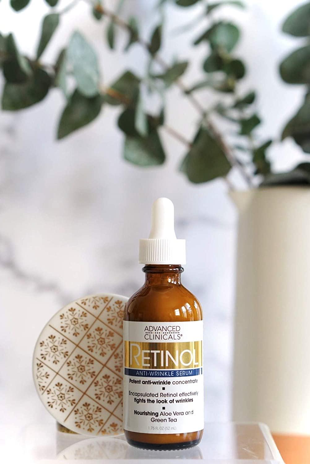 Advanced Clinicals, Retinol Anti-Wrinkle Serum, 1.75 fl oz (52 ml)