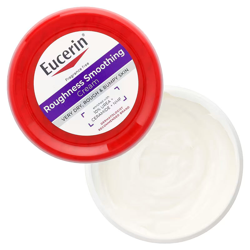 Eucerin, Roughness Smoothing Cream, Very Dry, Rough & Bumpy Skin, Fragrance Free, 16 oz (454 g)