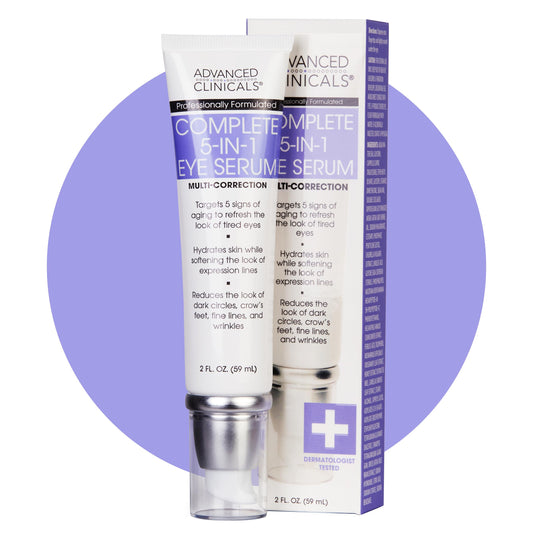Advanced Clinicals, Complete 5-In-1 Eye Serum, 2 fl oz (59 ml)