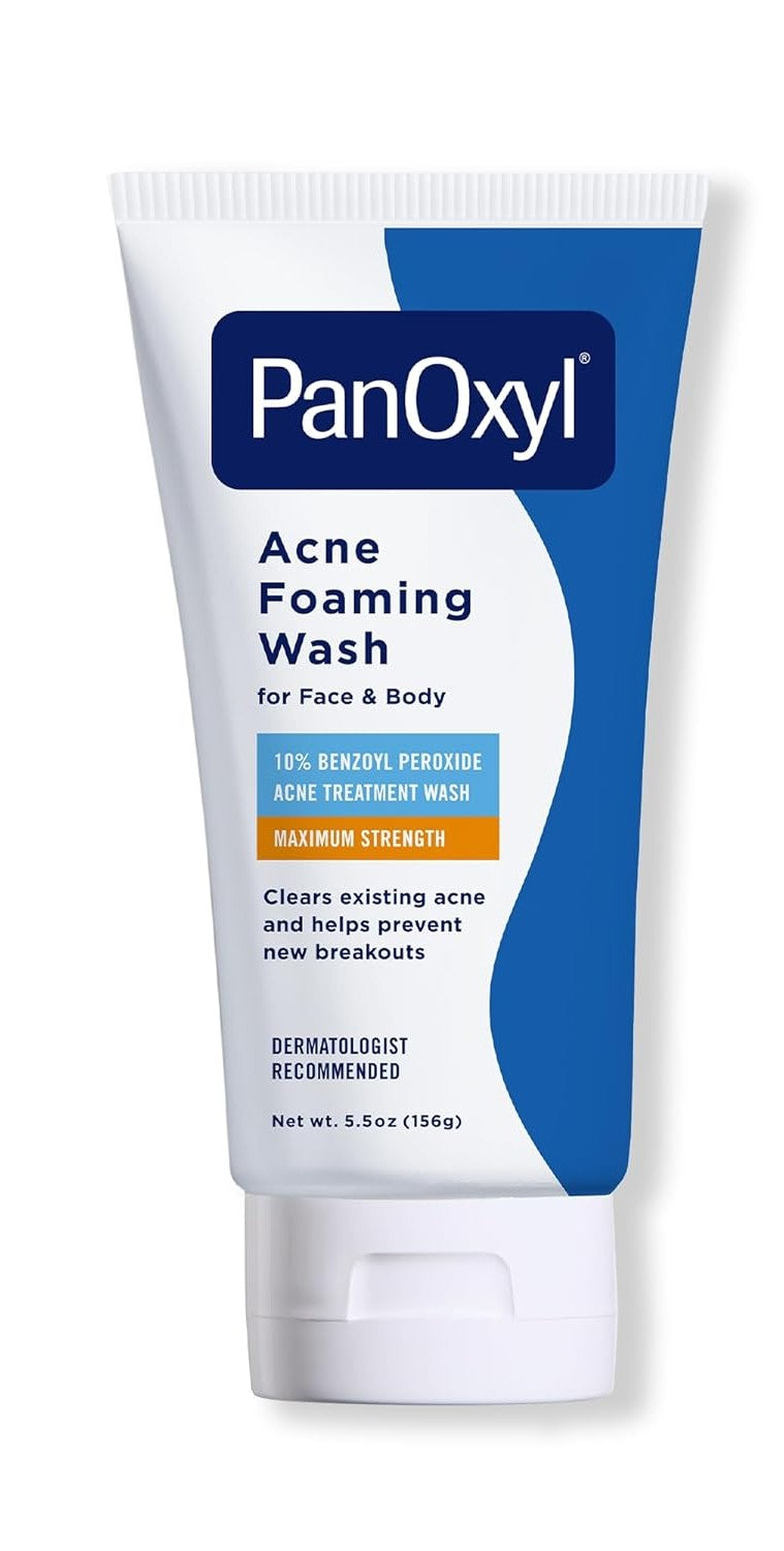 PanOxyl® Acne Foaming Wash Benzoyl Peroxide 10% Maximum Strength 5.5 oz (156 g)