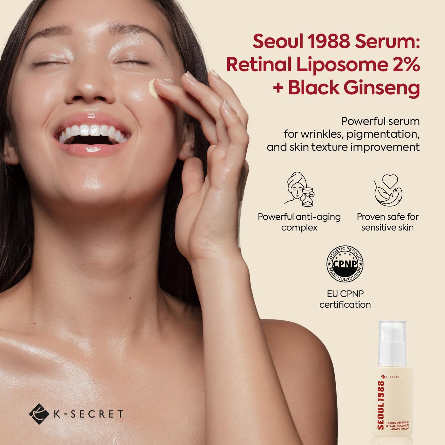 SEOUL 1988 Retinal Liposome 2% + Black Ginseng 30ml