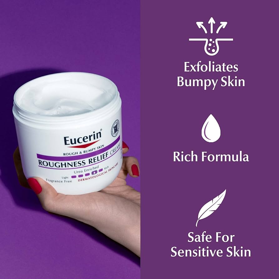 Eucerin, Roughness Relief Cream, Fragrance Free, 16 oz (454 g)