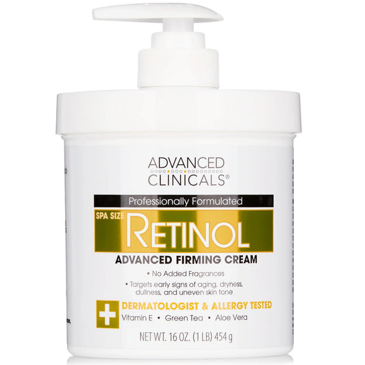 Advanced Clinicals, Retinol, Advanced Firming Cream, 16 oz (454 g)