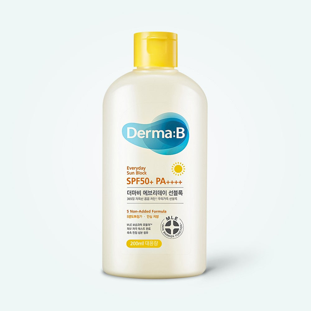[DERMA B] Everyday Sun Block SPF50+ PA++++ 200ml