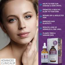 Advanced Clinicals, Peptide Serum, Anti-Wrinkle Face Serum, 1.75 fl oz (52 ml)