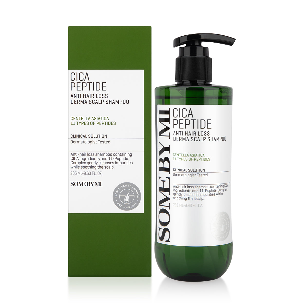 [SOME BY MI] Cica Peptide Anti Hair Loss Derma Scalp Shampoo 285ml