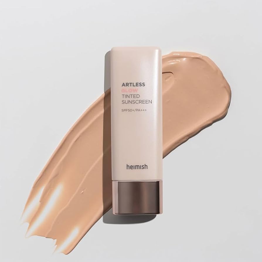 [HEMISH] Artless Glow Tinted Sunscreen  SPF50+ PA+++ 40ml