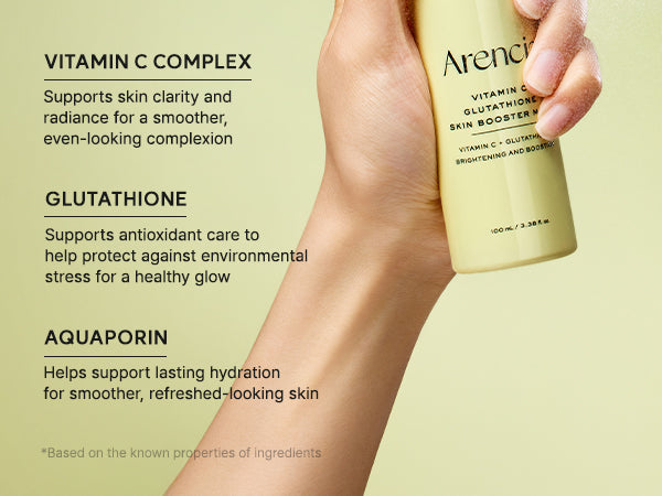 [ARENCIA] Vitamin C Glutathione Skin Booster Mist 100ml/3.38fl/oz
