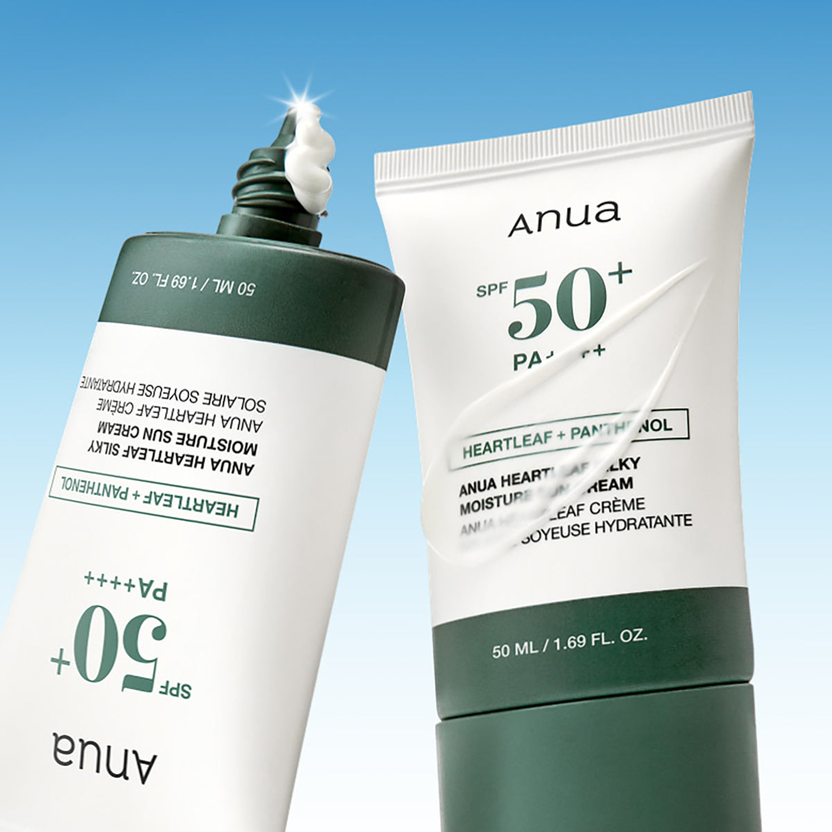 ANUA Heartleaf Silky Moisture Sunscreen 50ml